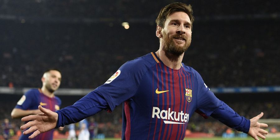 Angkat Trofi Copa del Rey, Lionel Messi Suguhkan Pemandangan Indah di Tengah Stadion Wanda Metropolitano