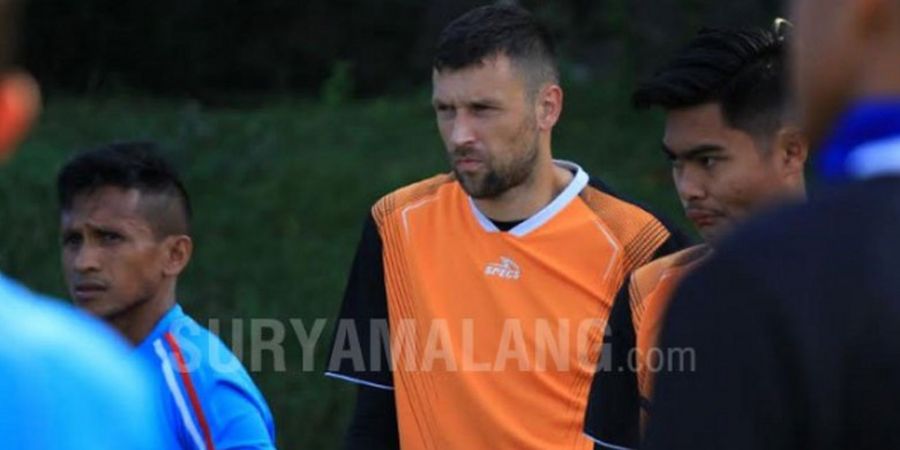 Srdan Ostojic Ukir Catatan Buruk saat Debut Bersama Arema FC
