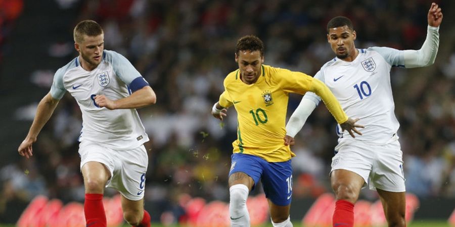 Neymar Sebut Inggris sebagai Tim Paling Bertahan di Dunia