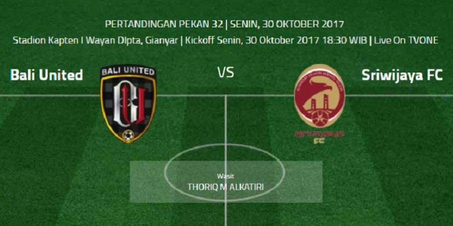 Link Live Streaming Bali United Versus Sriwijaya FC, Tuan Rumah Unggul 3-0, Comvalius Cetak Rekor