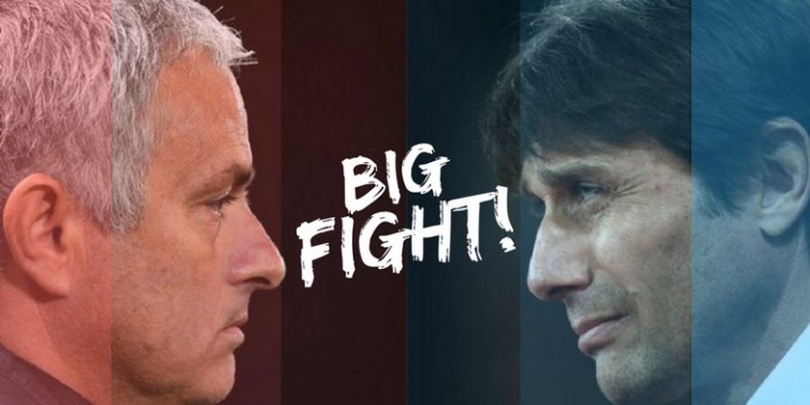 Manchester United Vs Chelsea - Keperkasaan Antonio Conte atas Jose Mourinho di Inggris