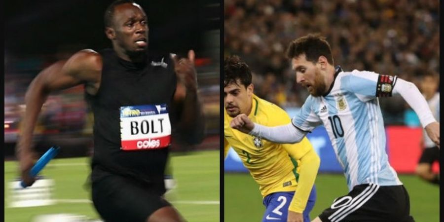 Usain Bolt Tantang Lionel Messi Adu Lari