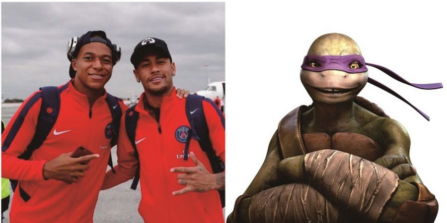Donatello tortuga ninja mbappe