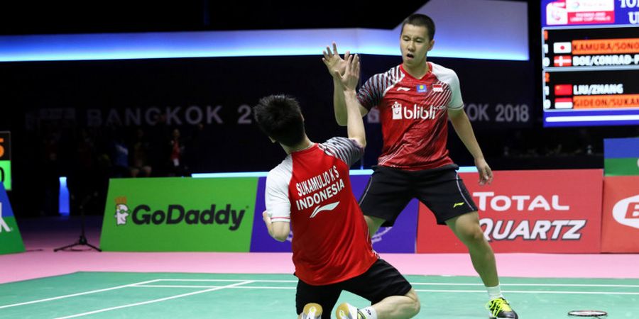 Wow! Hasil Final Piala Thomas 2018 Buktikan Hanya Marcus/Kevin yang Mampu Taklukan Ganda Putra Nomor 1 China 