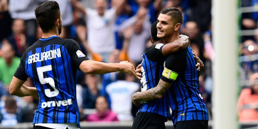 Hasil Babak Pertama Inter Milan Vs SPAL - Keunggulan berkat Penalti Mauro Icardi