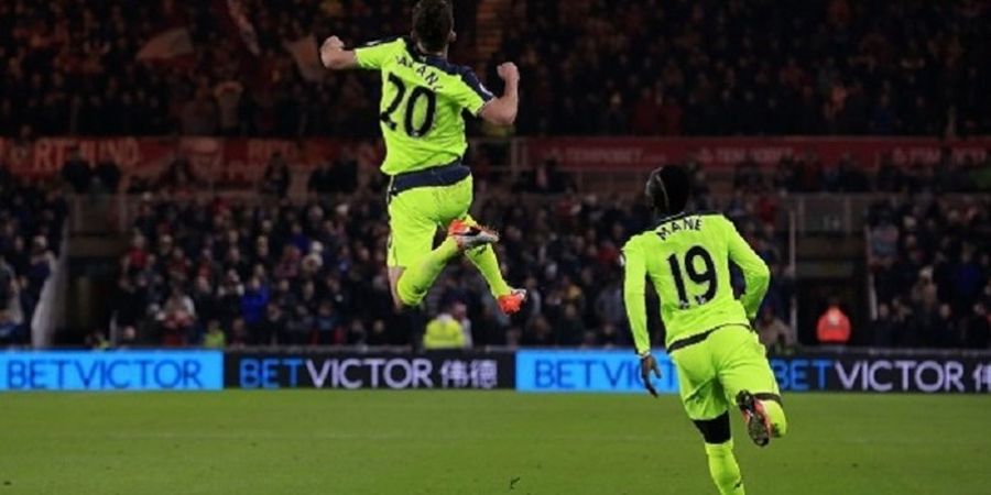 Aksi Lallana Bawa Liverpool Menang di Kandang Middlesbrough 