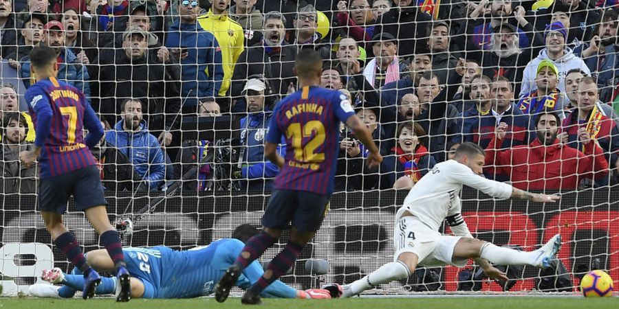 Hasil El Clasico - Luis Suarez Hat-trick, Barcelona Berpesta 5 Gol atas Real Madrid