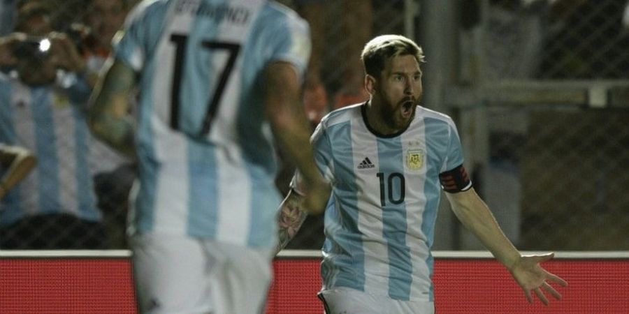 Aksi Brilian Messi Antarkan Argentina Naik Peringkat