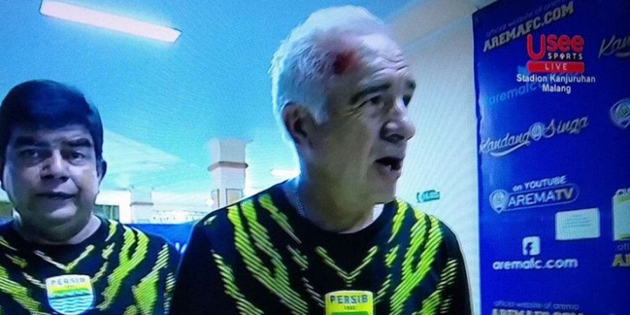 Arema FC Vs Persib - Pengalaman Pertama Mario Gomez Jadi Korban Kericuhan di Dunia Sepak Bola 