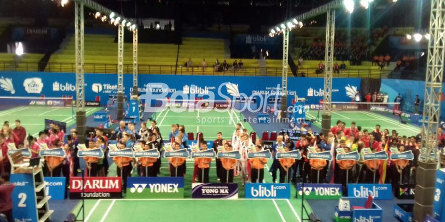 WJC 2017 - Tim Beregu Indonesia Tumbangkan Brasil di Kejuaraan Dunia Bulu Tangkis Junior 2017 dengan Kemenangan Sempurna