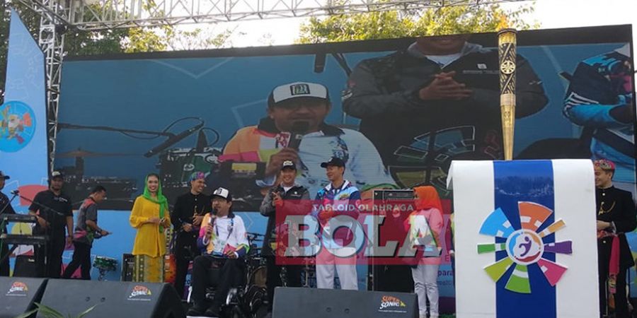 Obor Asian Para Games 2018 Tiba di Kemenpora Setelah Tempuh 25 Hari Perjalanan