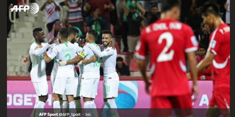 Hasil Piala Asia 2019 - Arab Saudi Hajar Korea Utara 4 Gol Tanpa Balas