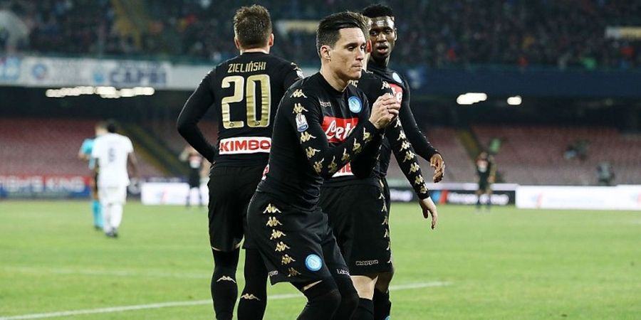 Napoli Lolos ke Semifinal Berkat Gol Semata Wayang Callejon