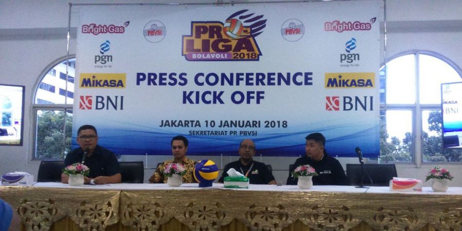 Persaingan Putra pada Proliga 2018 Dipastikan Tetap Sengit meski Diikuti 5 Tim