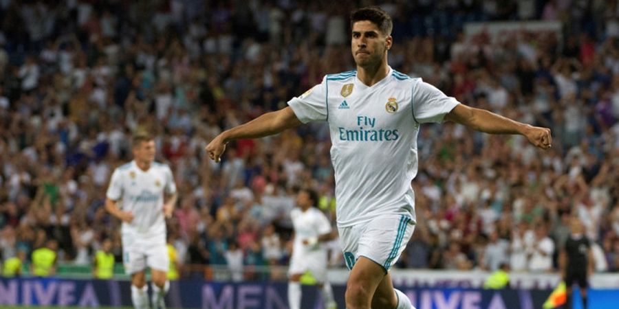 VIDEO - Marco Asensio Bikin Gol dari Luar Kotak Penalti, Real Madrid Imbang di Babak Pertama