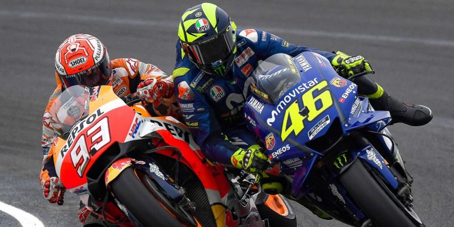 Terpopuler Olimpik - Hubungan Valentino Rossi dan Marc Marquez yang Kembali Memanas setelah GP Argentina 2018