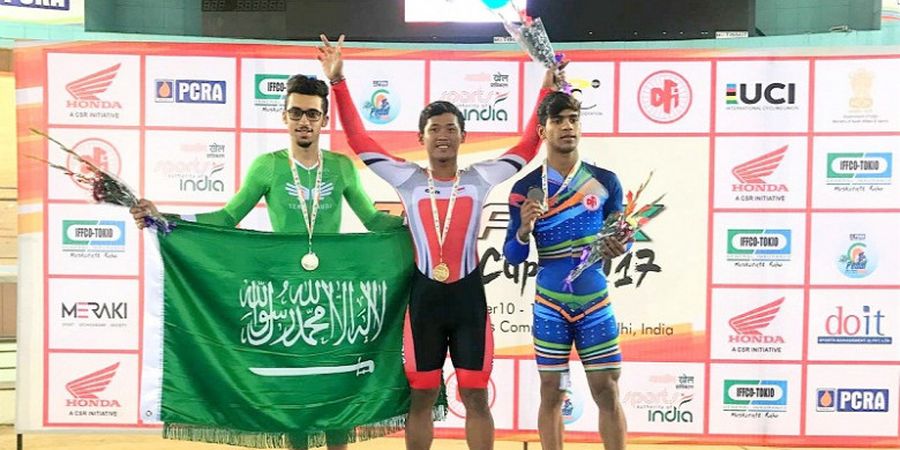 Terry Genapi Raihan 4 Medali Emas Indonesia pada Track Asia Cup 2017