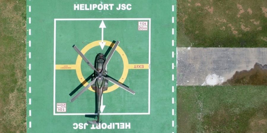 Jelang Asian Games 2018, Uji Coba Pendaratan Helikopter di Palembang Berlangsung Sukses
