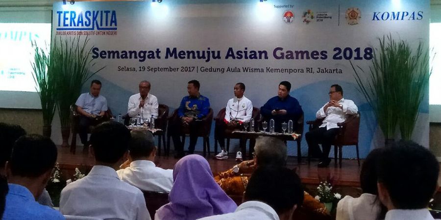 Harian Kompas dan PP Kagama Menggelar Diskusi Asian Games di Kemenpora