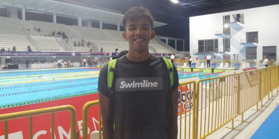 Triadi Fauzi Raih Medali Emas 50 Meter Kupu-kupu pada Indonesia Open Aquatic 2017