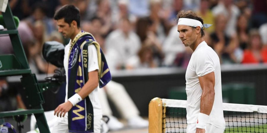 Wimbledon 2018 - Kena Aturan Jam Malam, Duel Rafael Nadal Vs Novak Djokovic Terpaksa Ditunda