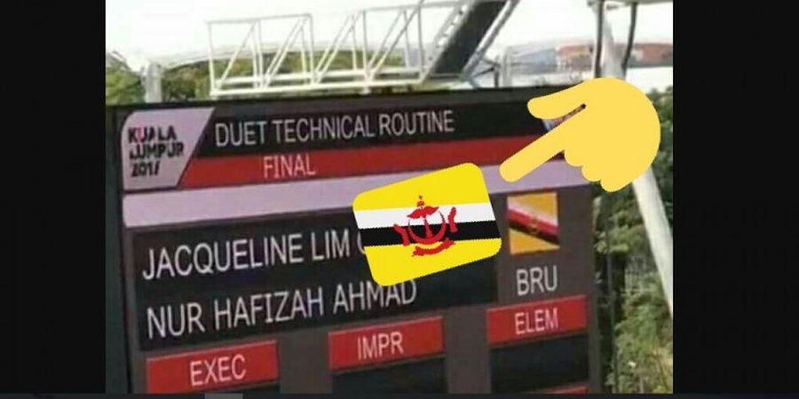 Memprihatinkan, Tak Hanya Bendera Indonesia, Malaysia juga Salah Pasang Bendera Brunei Darussalam di SEA Games 2017