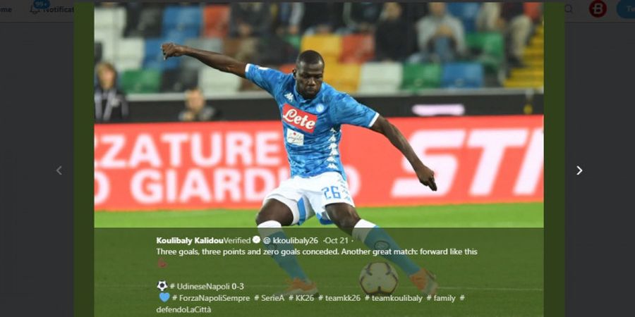 Balasan Kalidou Koulibaly yang Diserang Fan Inter Milan