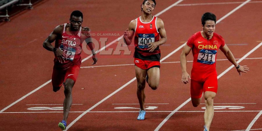 Rekornas Milik Manusia Tercepat Asia Tenggara pada Kejuaraan Atletik Asia Dipecahkan Zohri