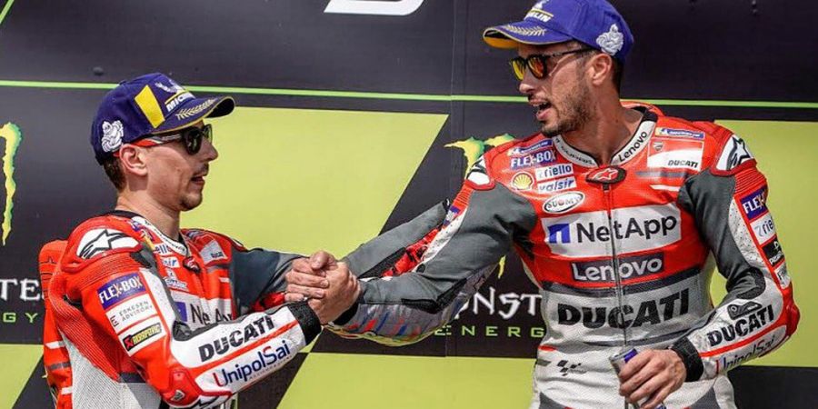 Soal Sasis Ducati, Andrea Dovizioso dan Jorge Lorenzo Masih Berbeda Pendapat