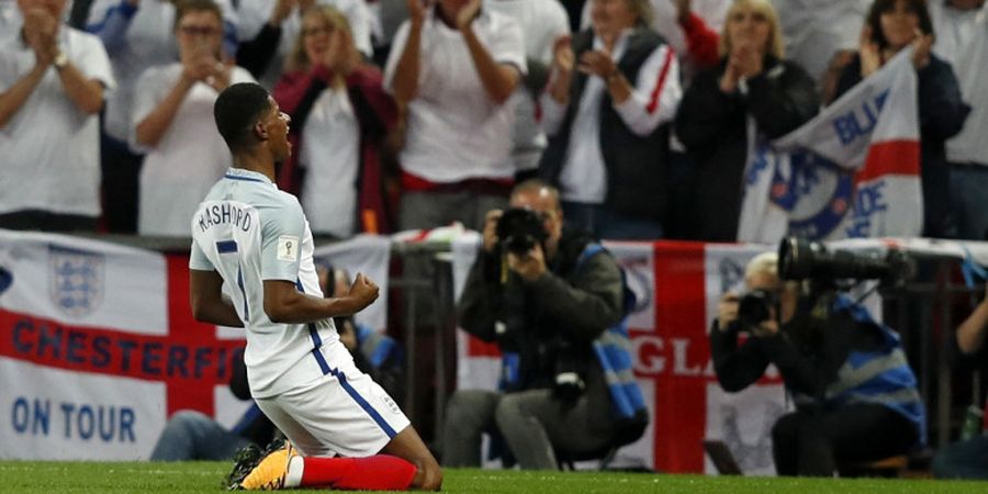 Menanti Gol di Laga Debut Marcus Rashford bersama Inggris di Piala Dunia 2018