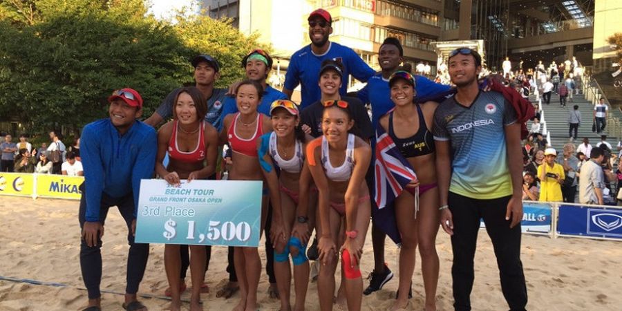 Hasil di Jepang Jadi Bekal Tim Voli Pantai Indonesia pada Kejuaraan Asia Pasifik di Palembang