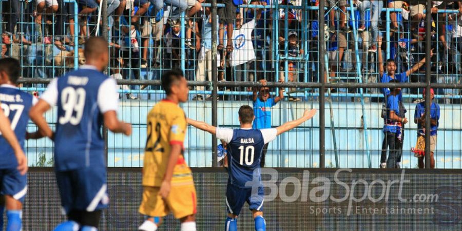 Arema Vs Mitra Kukar - Gol Tercepat Sementara Liga 1 Dicetak Balsa Bozovic Bawa Arema Unggul Atas Mitra Kukar