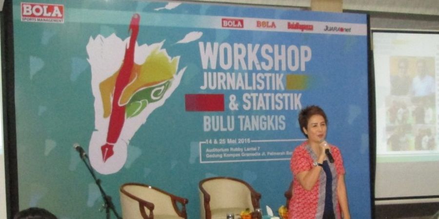 Tabloid BOLA Gelar Workshop Jurnalistik dan Statistik Bulu Tangkis