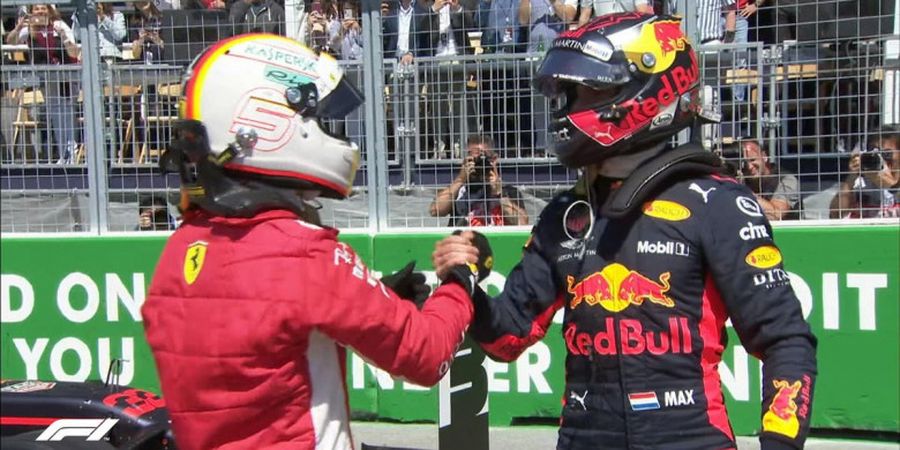 Max Verstappen Bela Sebastian Vettel dan Sindir Media soal Insiden Tabrakan pada Balapan GP Prancis