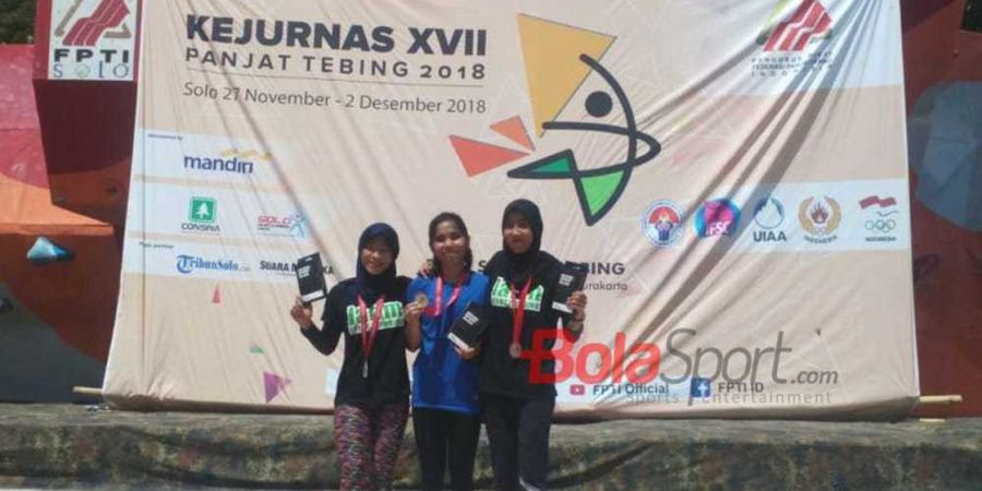 Kejurnas Panjat Tebing 2018 - Raji'ah Salsabillah, Emas Pertama Banten, dan Ulangan Memori Tahun 2017