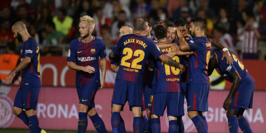 Girona Vs FC Barcelona - Tim Tamu Ulangi Catatan Tahun 2013
