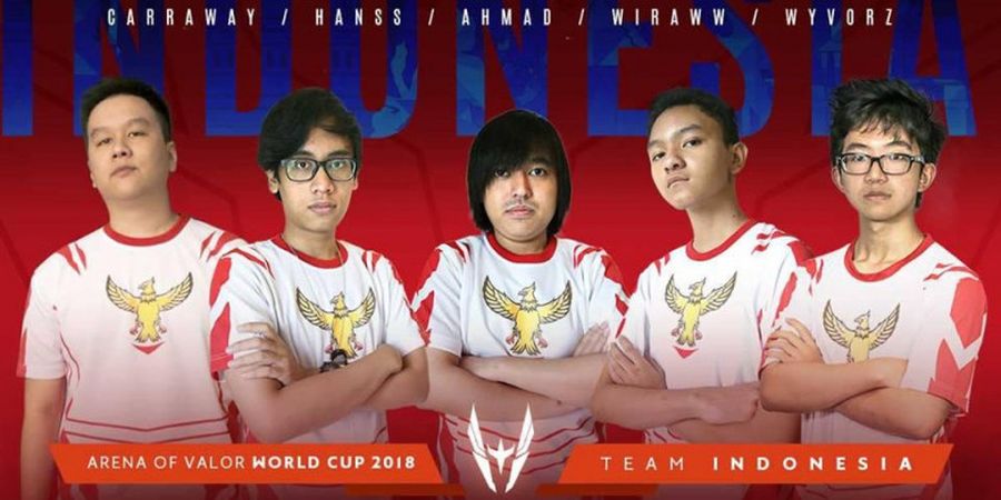 Jelang Arena of Valor World Cup 2018, Timnas Indonesia Ubah Susunan Skuat
