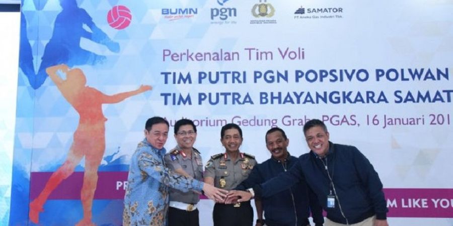 Harapan Kapolri untuk Tim Popsivo Polwan pada Proliga 2018