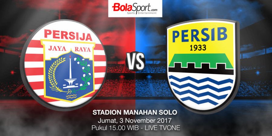 Live Streaming Persija Jakarta Vs Persib Bandung, Jumat (3/11/2017)