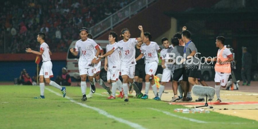 Timnas U-19 Indonesia Vs Filipina - Garuda Nusantara Tertinggal di Babak Pertama