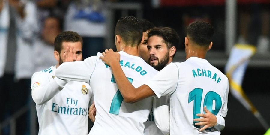Hasil Real Madrid Vs Espanyol - Isco Bawa Tuan Rumah Memimpin pada Babak Pertama