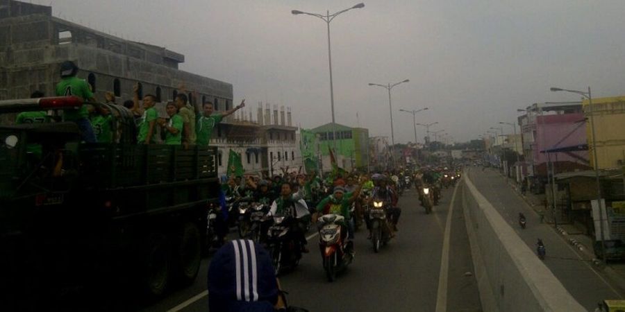 Persib Datang untuk 'El Clasico', Suporter PSMS Senang