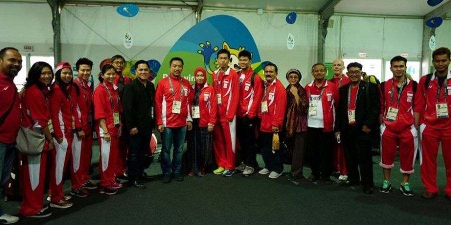 Tim Bulu Tangkis Indonesia Tiba di Rio 