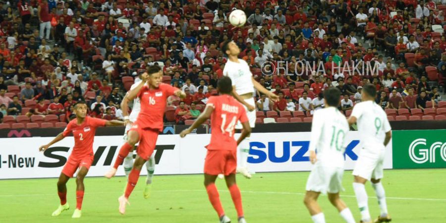 Satu Pemain Dikartu Merah, Timnas Indonesia Menyerah di Tangan Timnas Singapura