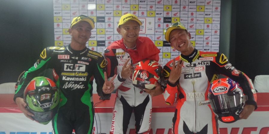 Dimas Ekky Juarai Balapan Pertama Supersport 600 di Sentul