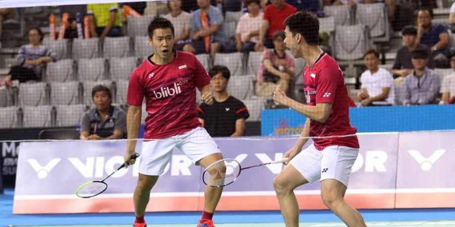 Korea Open 2017 - Kalah dari Pasangan Denmark, Marcus/Kevin Gagal Persembahkan Gelar Juara ke-3 untuk Indonesia 