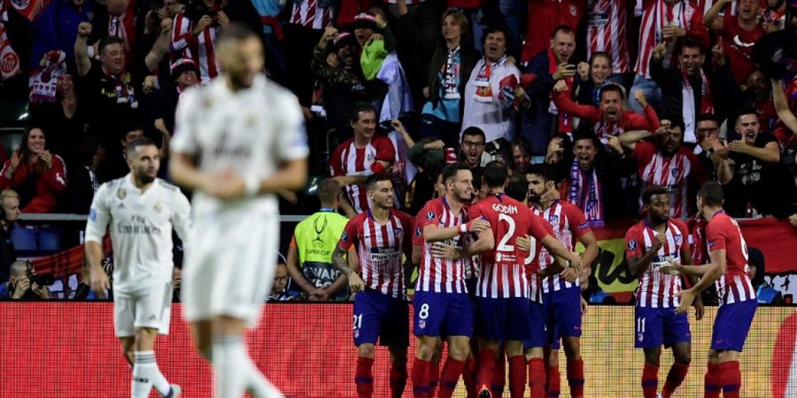 Hasil Piala Super Eropa - Permalukan Real Madrid, Atletico Madrid Juara dengan Rekor Sempurna