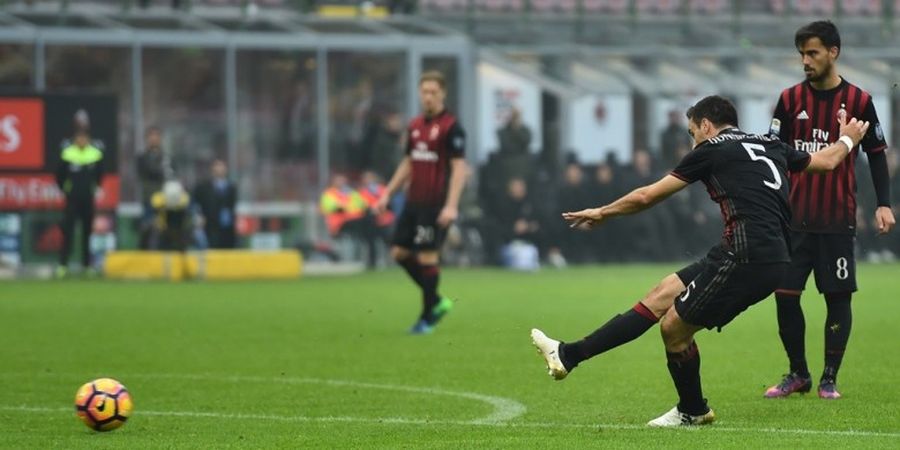 AC Milan Akhirnya Cetak Gol Tendangan Bebas Setelah Puasa 13 Bulan