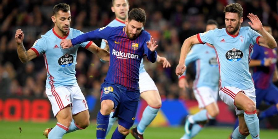 Hasil Babak I dan Link Streaming Barcelona Vs Celta Vigo - Brace Lionel Messi Warnai Keunggulan Blaugrana