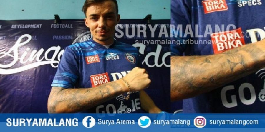 Terungkap! Bukan di Brasil, Ini Lokasi Pembuatan Tato Pemain Anyar Arema